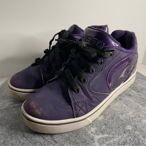 Heelys Purple High Top Sneakers With Heel Wheels